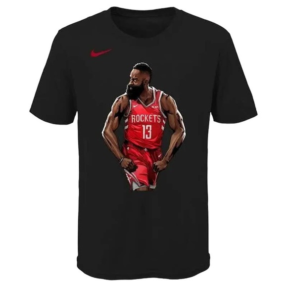 Nike Youth James Harden Houston Rockets Dri-Fit T-Shirt - Size Medium * k325 - Picture 1 of 5